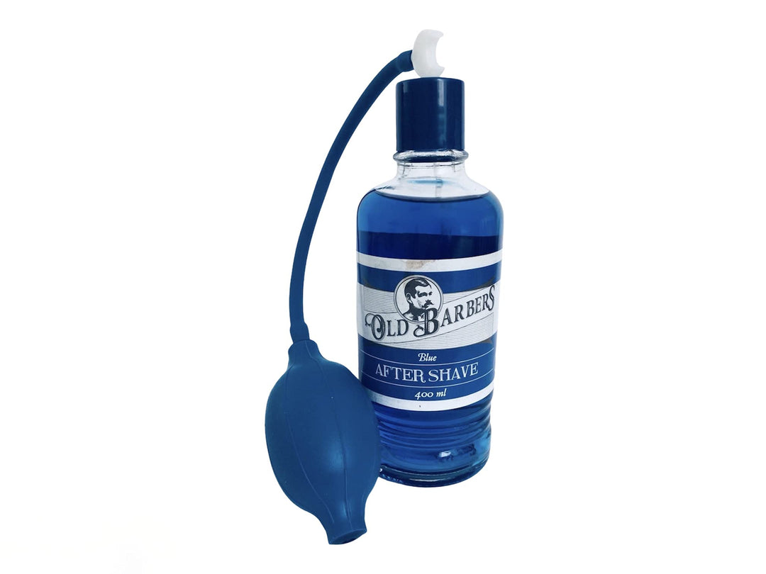 Old Barber´s After Shave Cologne blue - 400 ml mit Ballpumpe !