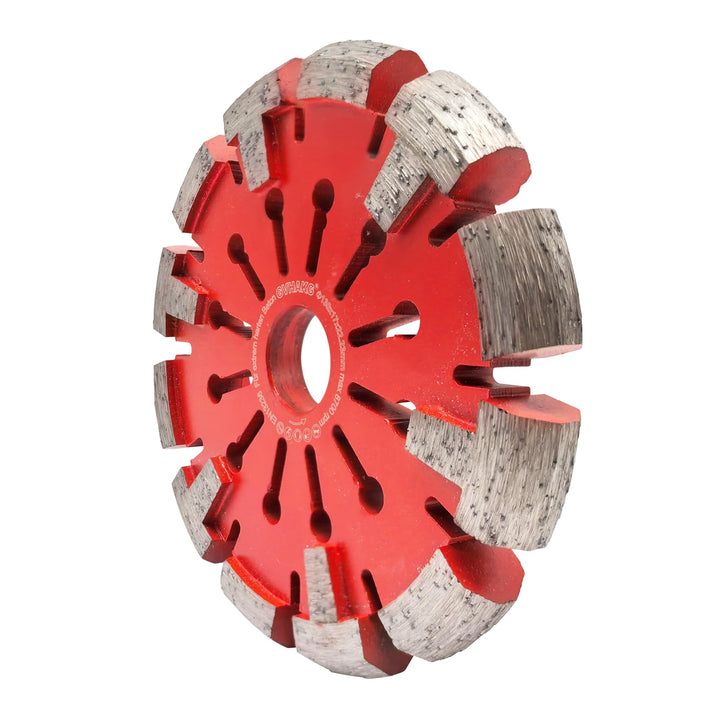 Diamant Frässcheibe 130mm, 17 mm Räumscheibe für Fussbodenheizung Sehr Harten Estrich, Sehr Harte Be