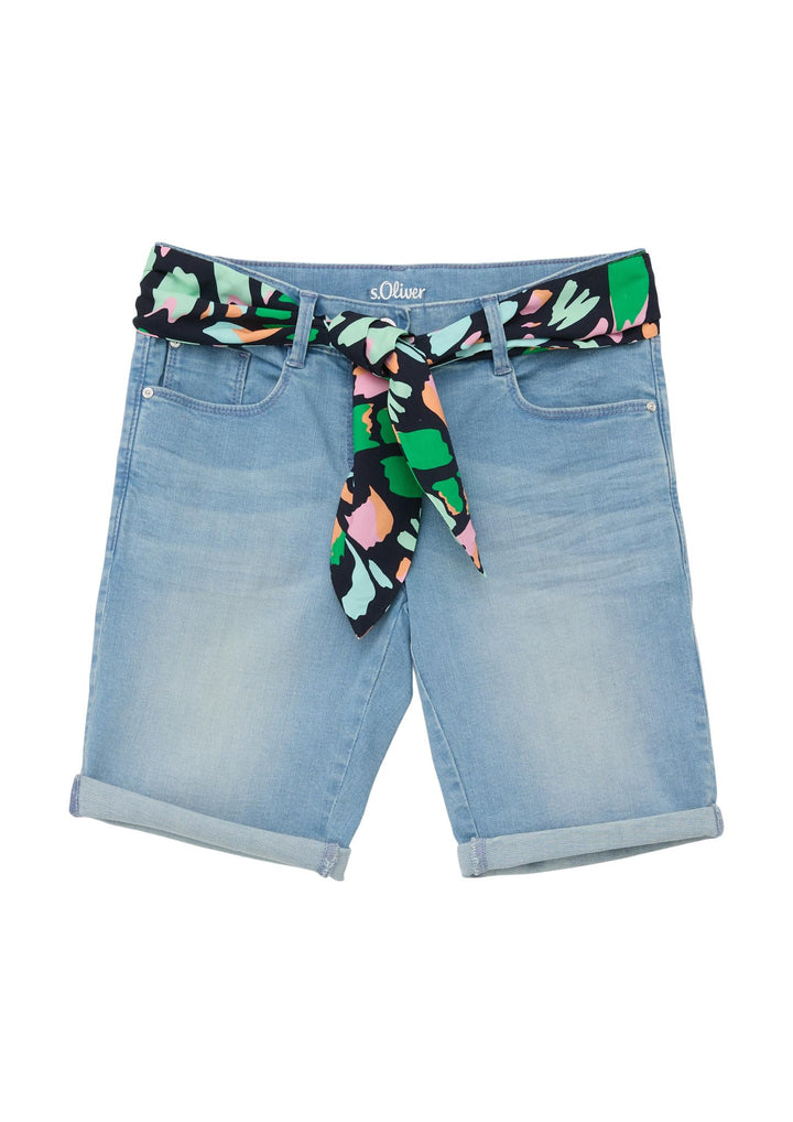 s.Oliver Mädchen Jeans Bermuda, Fit Suri Jeans Bermuda, Fit Suri 152 Blau, 152 Blau