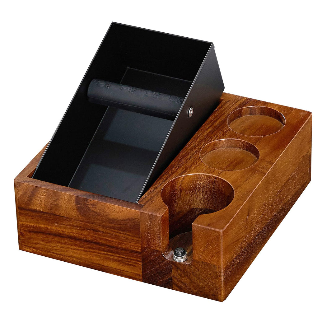 Tamperstation, Espresso Tamper Station, Espresso Tamperstation und Klopfbox, Espresso Tamper Station