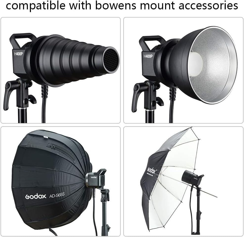 GODOX AD400Pro Witstro All-in-One Aussenblitzleuchte Monolight 2.4G Wireless HSS 1 / 8000s TTL 400Ws