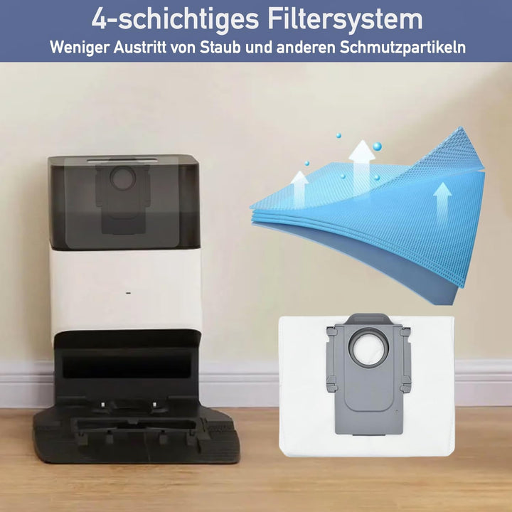 Staubsaugerbeutel für Roborock S8-Pro-Ultra S8-Plus S7-MaxV-Ultra - S7 Pro Ultra/ Q7 Max+/ Q7+/ Q8 M