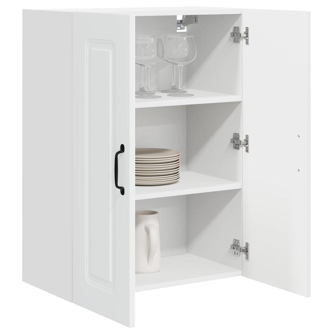 vidaXL Geschirrspülerfront Kalmar Weiss 60 x 31 x 80 cm Holzwerkstoff, Eleganter moderner Küchenrega