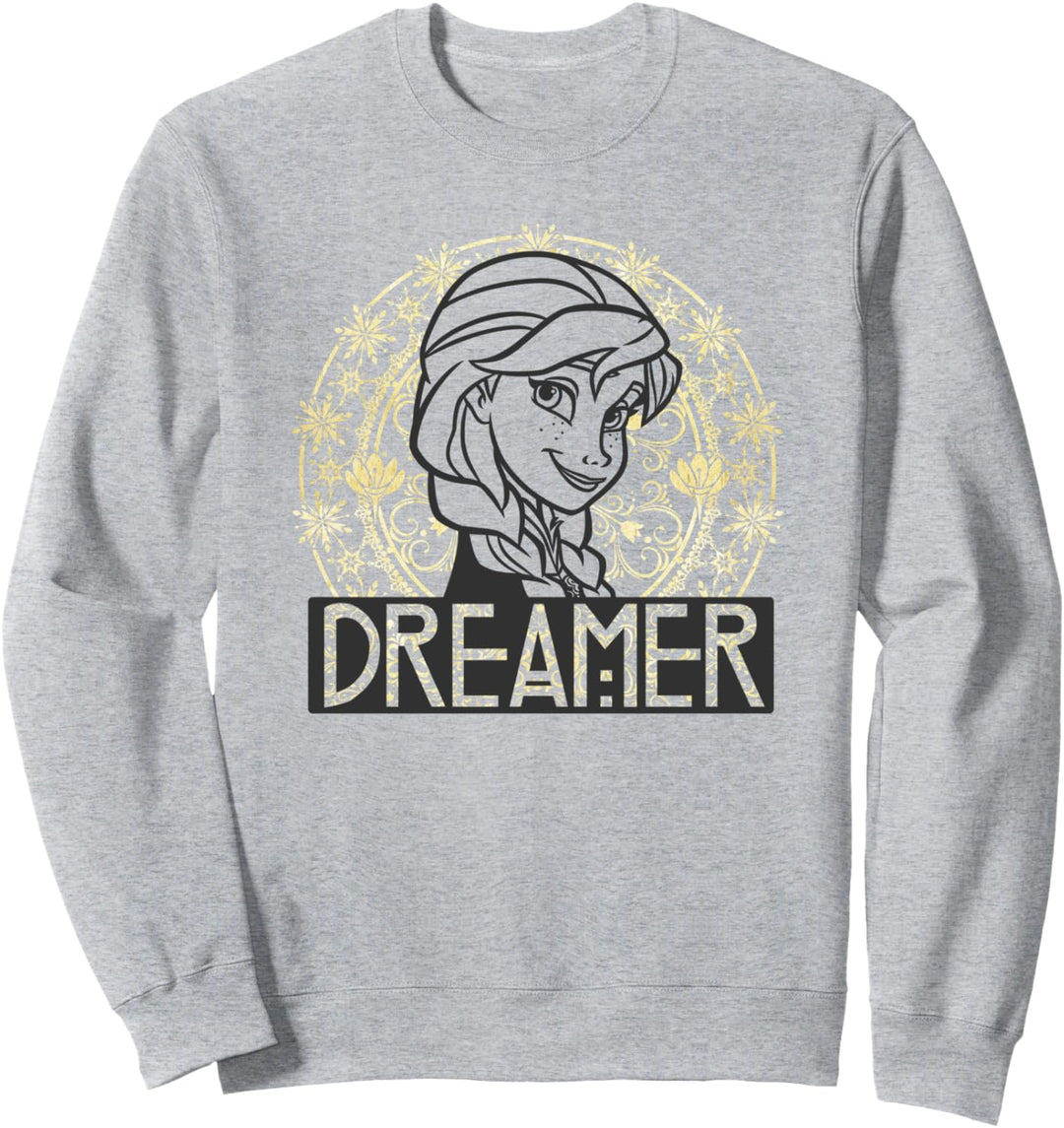 Disney Frozen Elsa Gold Arched Dreamer Sweatshirt