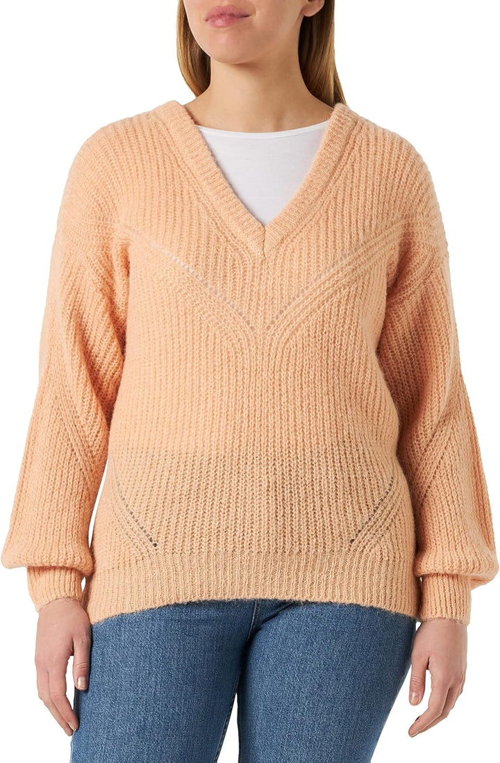 Morgan Damen Pullover XL Aprikose, XL Aprikose