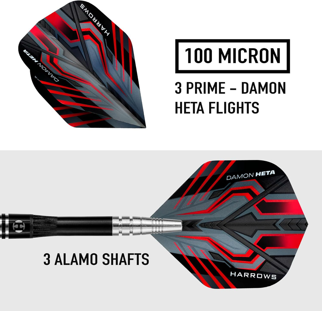 Harrows Darts Damon Heta 90% Tungsten Steeldarts 25g, 25g