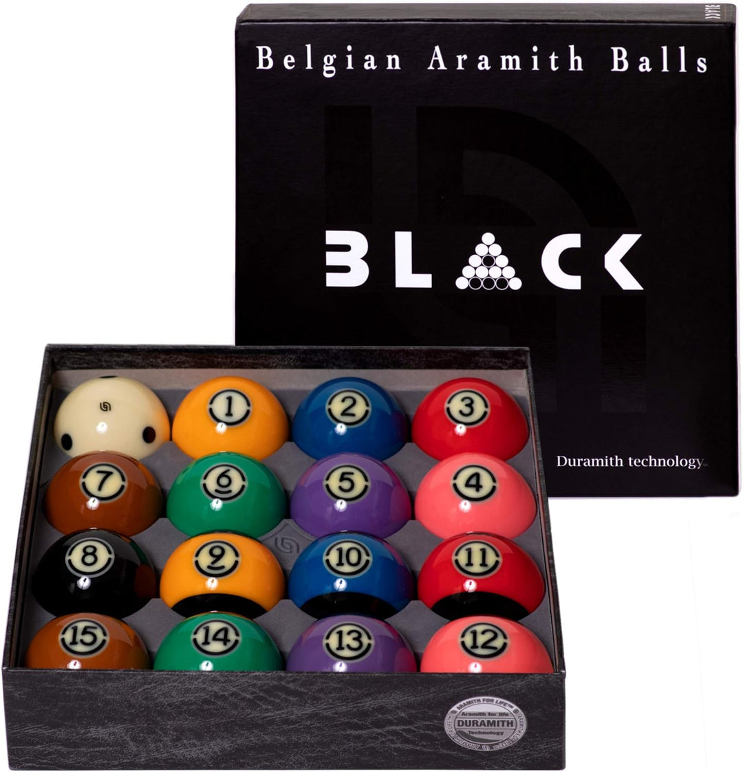 Aramith Turnier Schwarz TV Billard Pool Ball Set 2 1/4"…