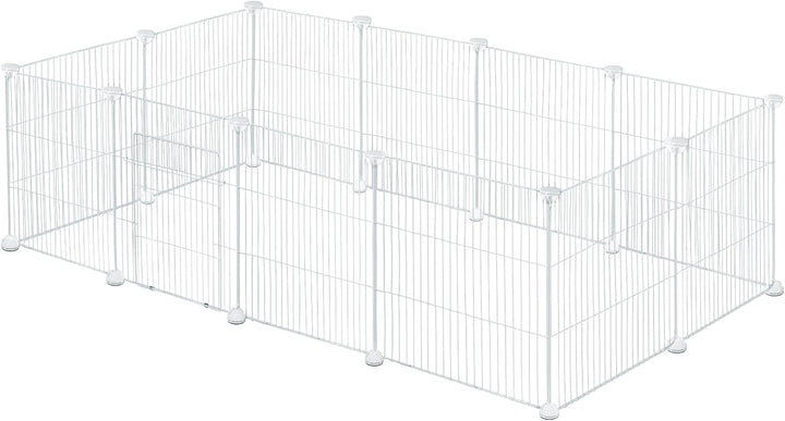 EUGAD Freilaufgehege Kaninchen, Meerschweinchen Gehege, Gehege für Kleintiere, Kleintiergehege, Frei