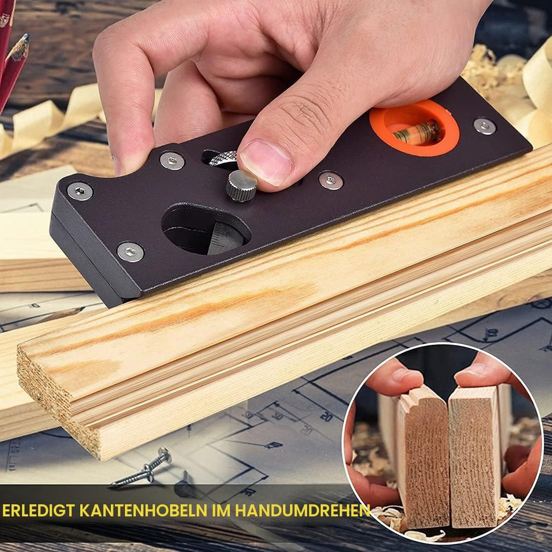Fasenhobel Holzbearbeitungshobel Kantenkanten-Eck-Abflachwerkzeug, Eckhobel für Holz, manuelle Handf