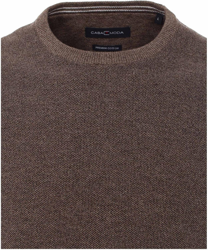 CASAMODA Herren Pullover Uni M Beige (624), M Beige (624)