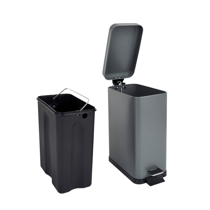 SVITA STM10 Mülleimer Treteimer Tretmülleimer Abfalleimer 10l inkl. Inneneimer Softclose-Deckel Fuss