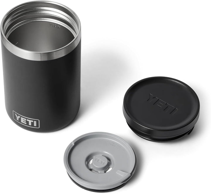 YETI Rambler Isolierter Essensbehälte, Black, 16 oz (473 ml) Schwarz 16oz (473ml), Schwarz 16oz (473