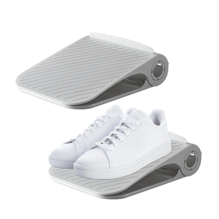Schuhregal Für Schrank, Platzsparender Schuhhalter, Doppelstapel-Schuhregal, Doppelschichtiger, Vers