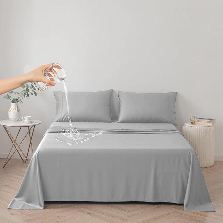 DUJUIKE 100% wasserdichte Schutzdecke oder Liner für Bett, Matratzenschoner für das Bett, Wiederverw
