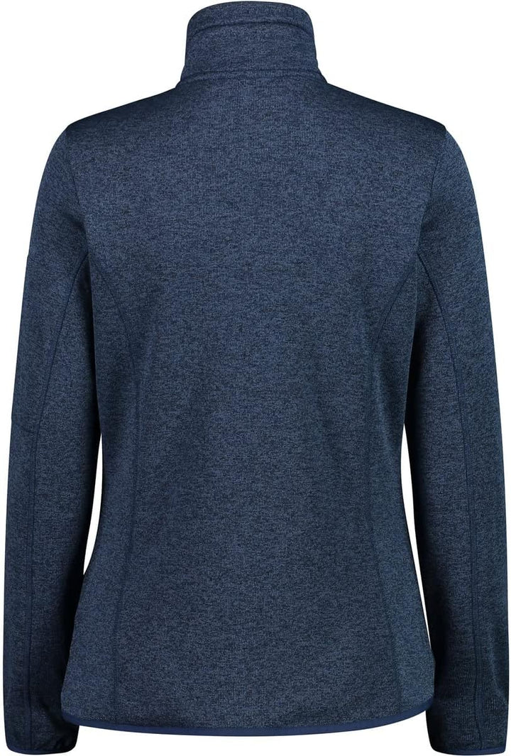 CMP Damen Knitted Mesh Jacke Fleecejacke Fleecepullover 42 Blaues Feuerzeug, 42 Blaues Feuerzeug