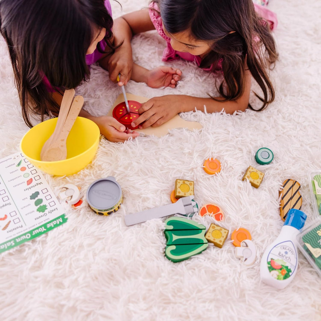 Melissa & Doug Set zum Schneiden und Mischen von Salat