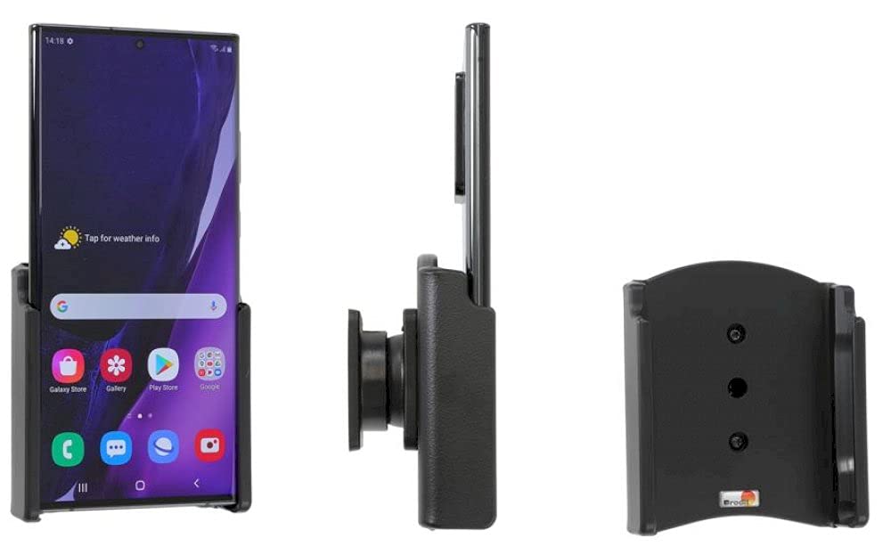Brodit Gerätehalter 711222 | Made IN Sweden | für Smartphones - Samsung Galaxy Note 20 Ultra 5G, Sch
