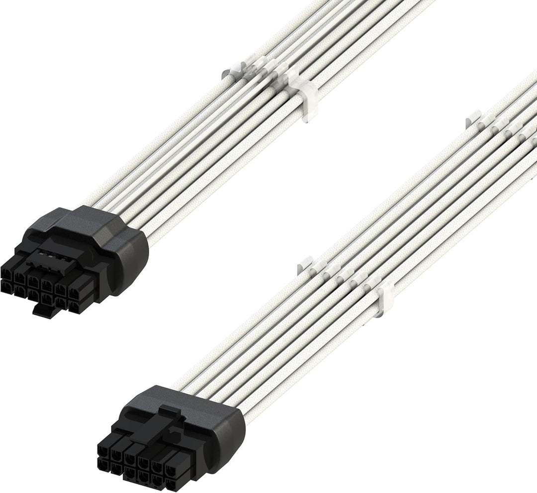 LINKUP - AVA 600W PCIE 5.0 16Pin (12+4) Hochstrom-Netzkabel┃Gepresster & gelöteter Typ 16AWG ummante