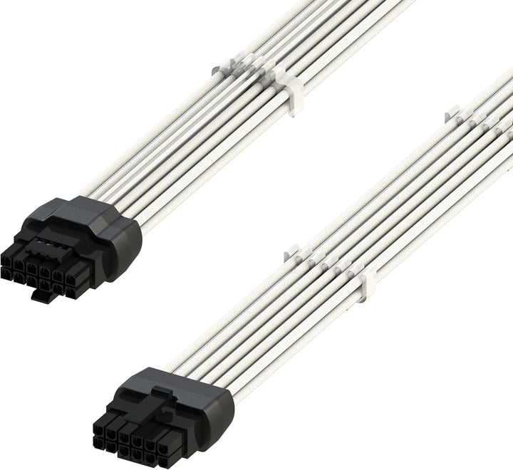 LINKUP - AVA 600W PCIE 5.0 16Pin (12+4) Hochstrom-Netzkabel┃Gepresster & gelöteter Typ 16AWG ummante