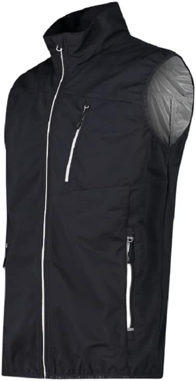 CMP Herren Weste Outdoorweste ANTRACITE-BIANCO 52, ANTRACITE-BIANCO 52