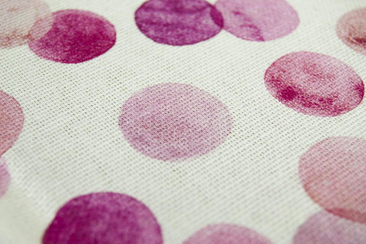 Mareli Fotoalbum aus Stoff, weiss mit pinken Punkten, 31 x 31 cm, A8800-TF6