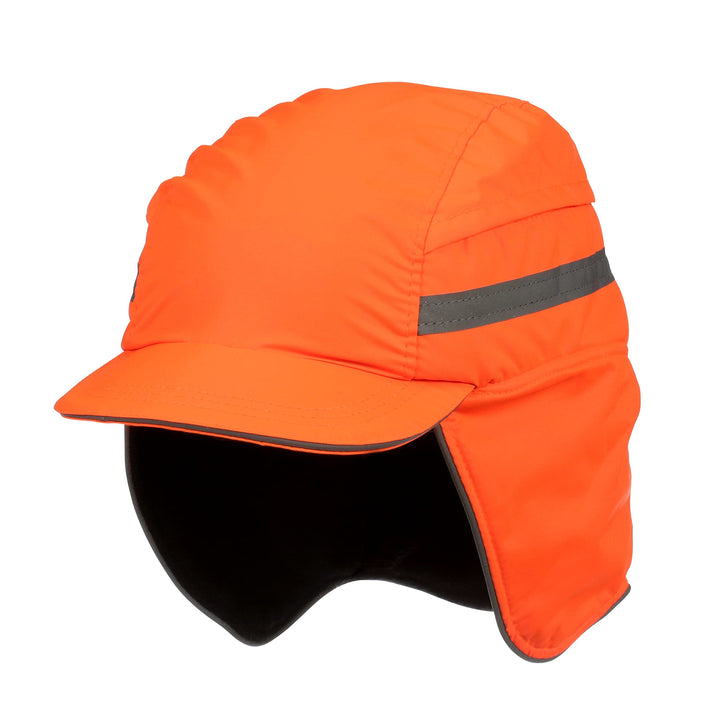 3M™ First Base™ 3 Anstosskappe 2021218, Winter, fluoreszierende Warnfarbe, Orange, verkürzter Schirm