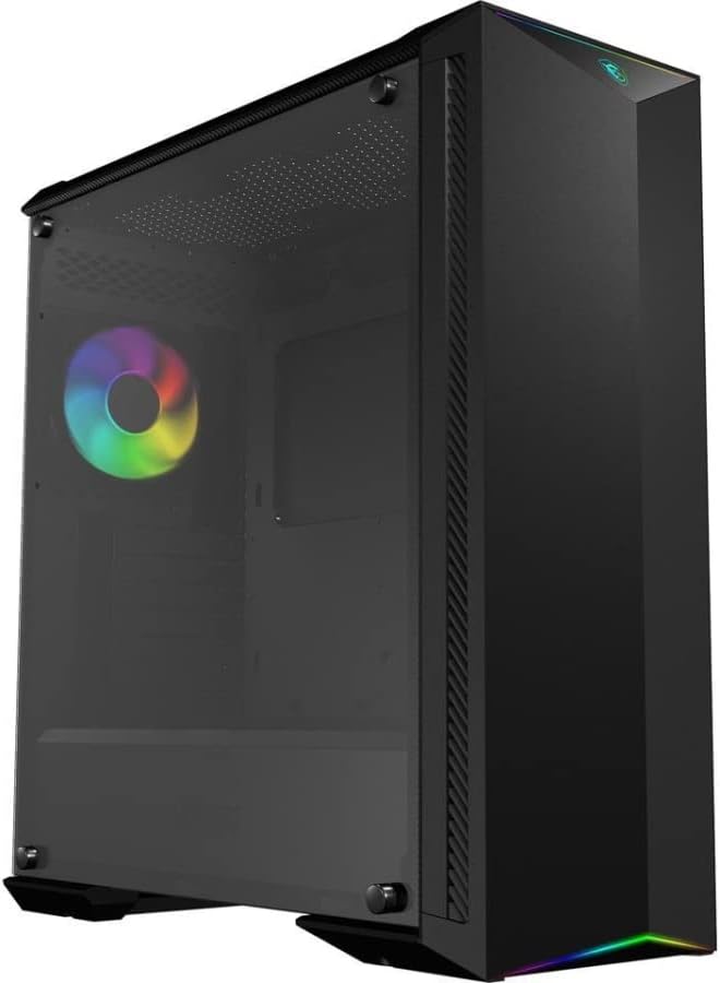 MSI MPG GUNGNIR 100 Mid-Tower ATX Gehäuse (2x USB 3.1 Anschluss, 1x 120mm A-RGB Fan und 3x 120mm Fan