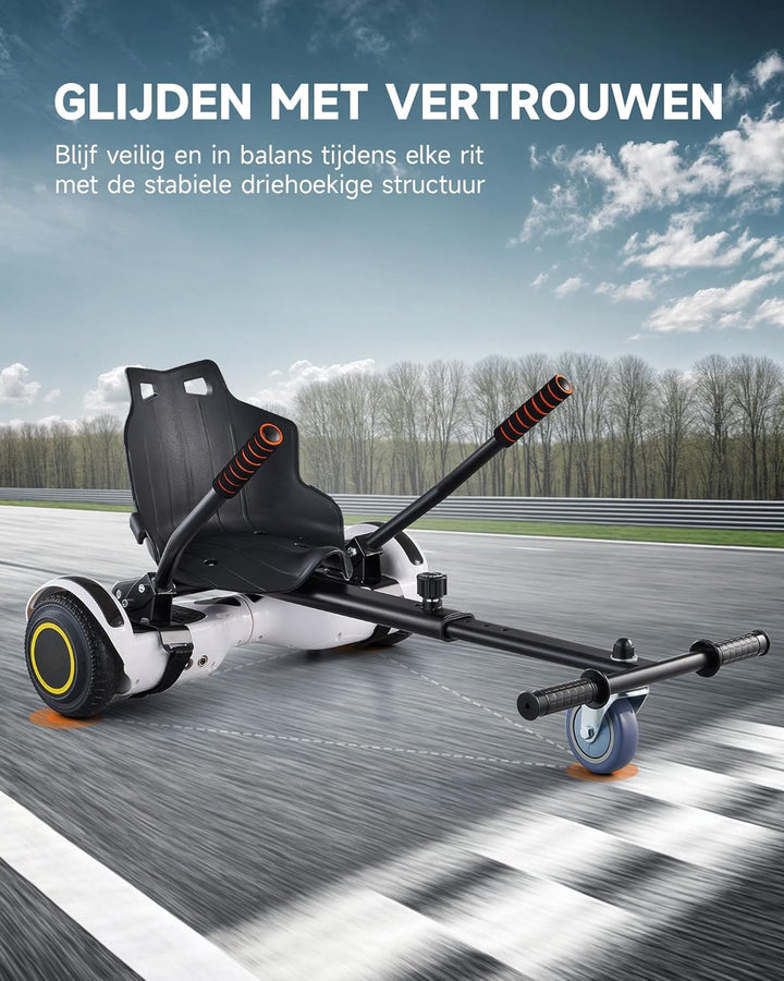 CO-Z Hoverboard Sitz Hoverkart Gokart Sitz für 6,5 Zoll 8,5 und 10 Zoll Hoverboards Sitzscooter Sitz