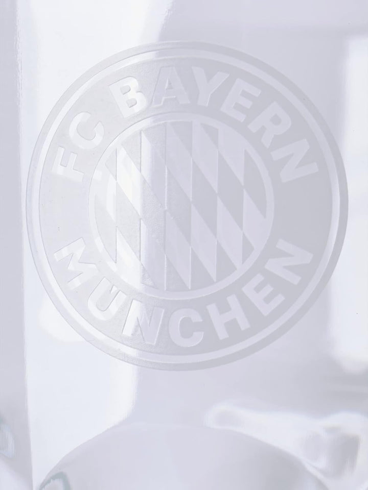 FC Bayern München Latte Macchiatto Glas I Gläser I 2er-Set I Fussball Einheitsgrösse, Einheitsgr
