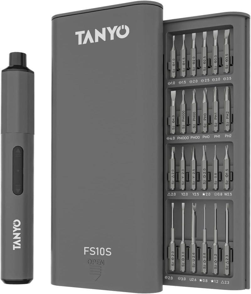 TANYO Mini Elektrischer Schraubendreher Set, 51 in1 Feinmechaniker Schraubendreher, Akku Schraubendr