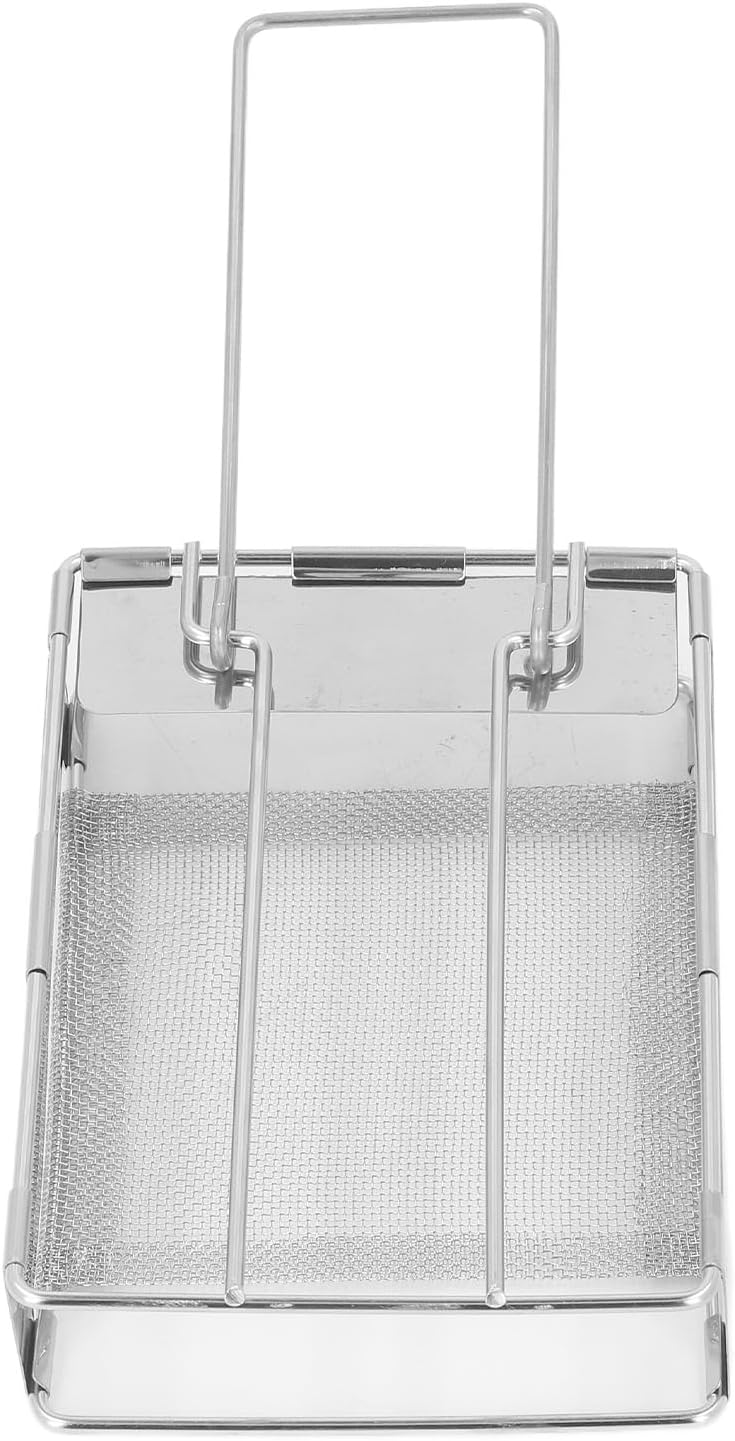 Faltbarer Toaster aus Edelstahl, vielseitiger Mini-Toaster für Brot und Wurst, ideal für Camping und
