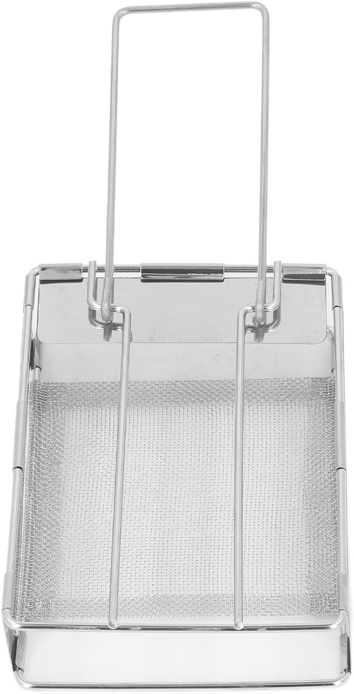 Faltbarer Toaster aus Edelstahl, vielseitiger Mini-Toaster für Brot und Wurst, ideal für Camping und