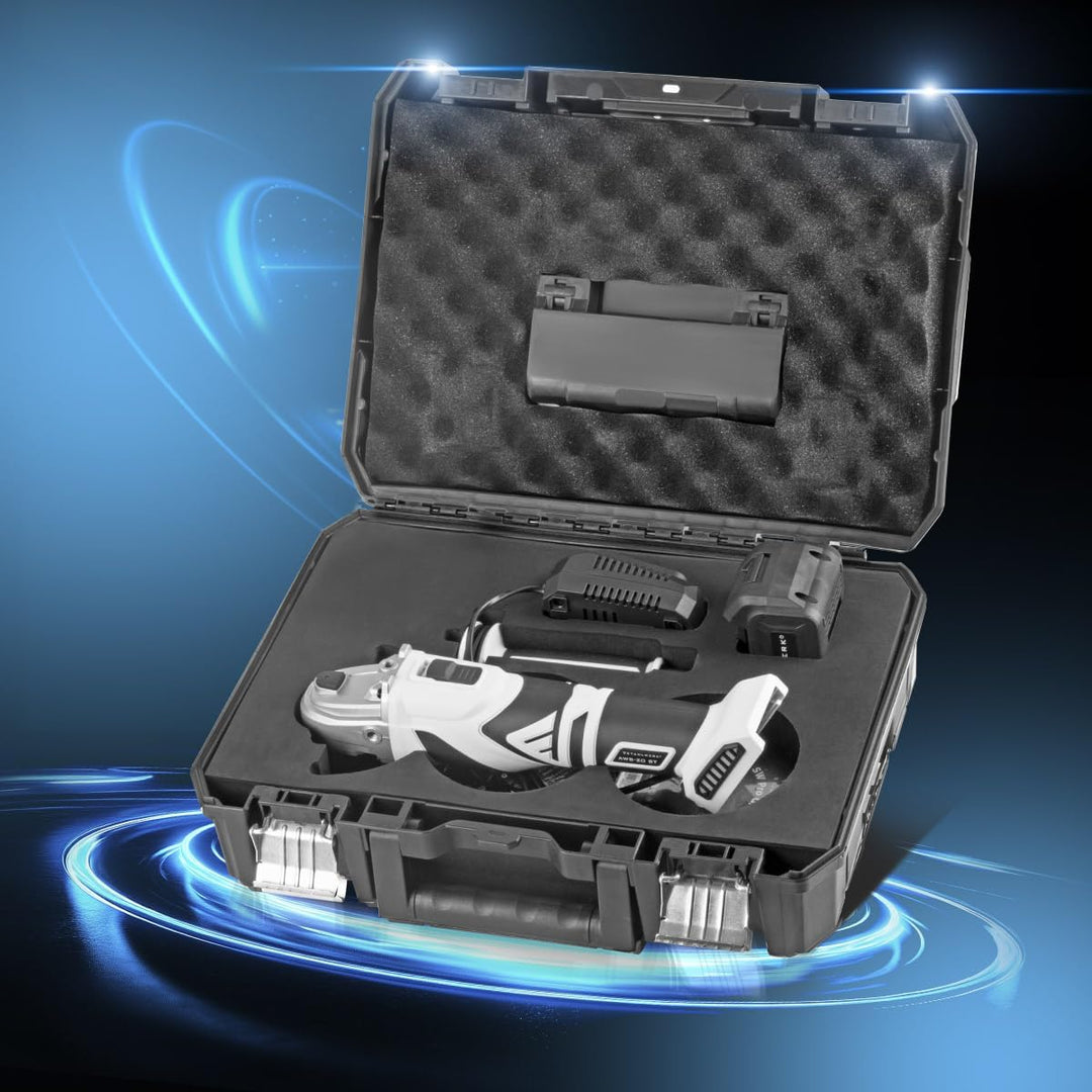 STAHLWERK Akku-Winkelschleifer 20 V Brushless (AWS-20 ST) – inkl. 4Ah Li-Ion Akku, Ladegerät, Maschi