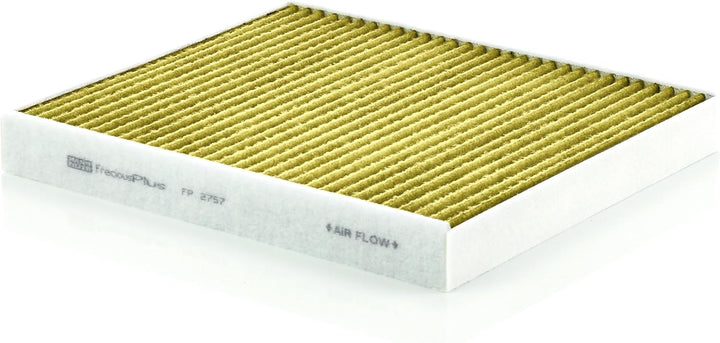 MANN-FILTER FP 2757 Innenraumfilter – FreciousPlus Biofunktionaler Pollenfilter – Für PKW, FP
