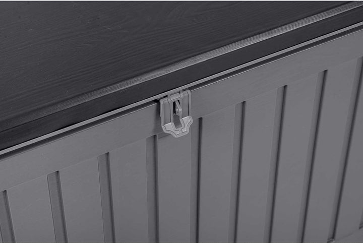 Gartenbox Auflagenbox Aufbewahrungsbox Kapazität 270l Kissenbox Outdoor Sitzbank Wetterfest Abschlie