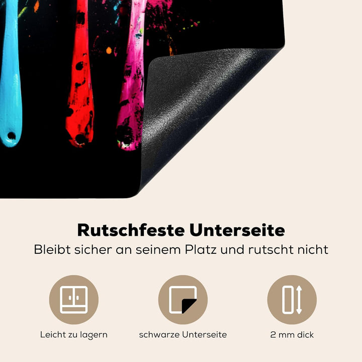 Herdabdeckplatte 90x52 cm Einteilig Herdabdeckung Abdeckplatte für Ceranfeld Abdeckung Induktionskoc