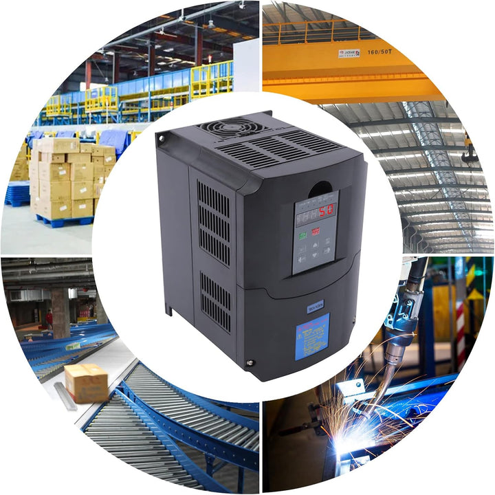 4KW Frequenzumrichter AC VFD VAC Variable Frequency Driver Frequenzumrichter Eingang 1 oder 3 Phase