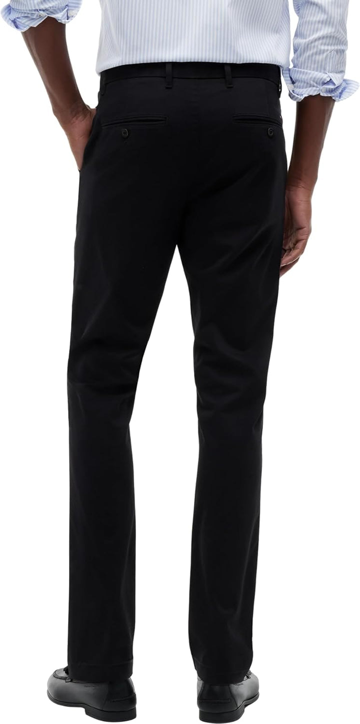 Tommy Hilfiger Herren Hose Bleecker Chino 1985 Pima Cotton Chino 31W / 36L Black (Black), 31W / 36L