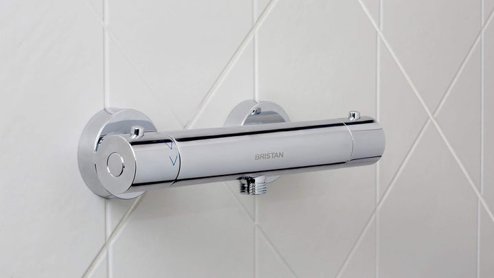 Bristan FZ SHXVOCTFF C Frenzy modernes Cool Touch, aussenliegendes Ventil nur Fast Fit Anschlüsse