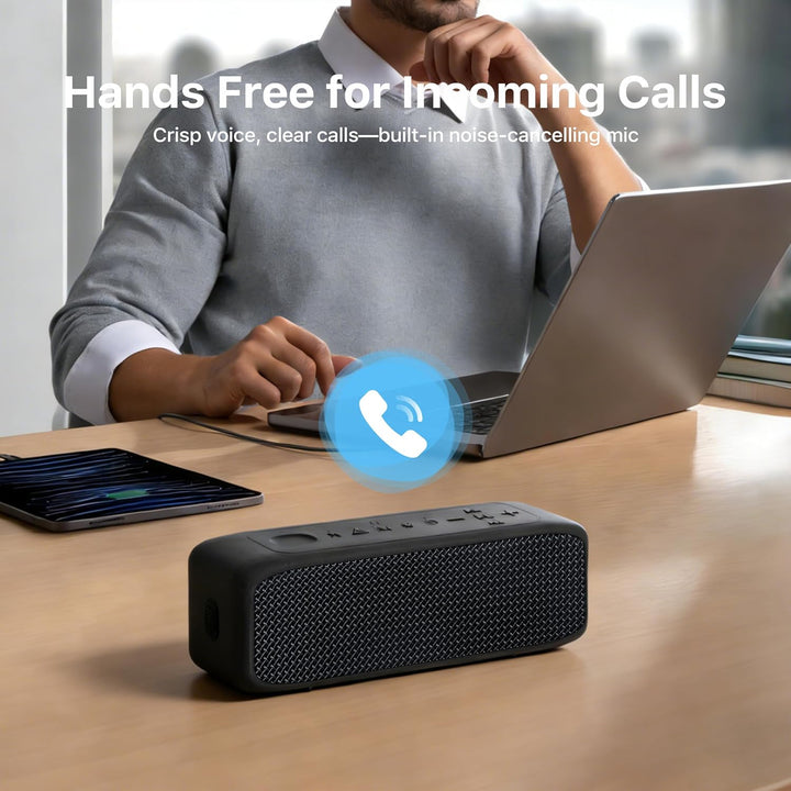 NOBIS 20W Tragbarer Lautsprecher Bluetooth, IP68 Wasserdicht, Bis Zu 24H Wiedergabezeit, TWS-Pairing