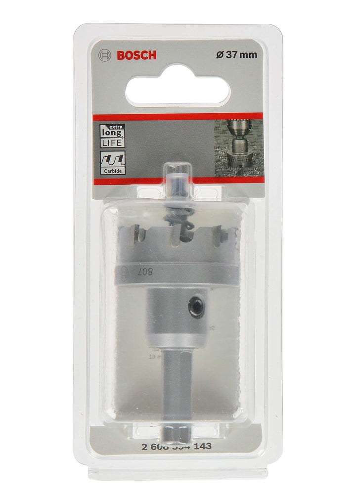 Bosch Professional Carbide Lochsäge Precision for Sheet Metal (Edelstahl, Ø 37 mm, Zubehör Bohrmasch