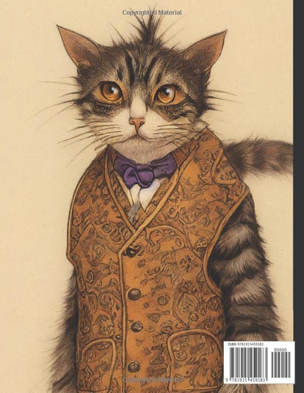 Cats In Cardigans & Other Attire: Original Design Collection To Cut Out & Collage For Junk Journals