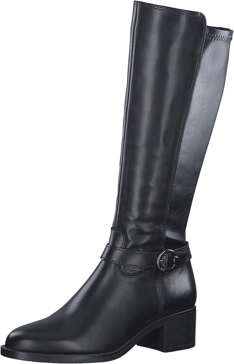 Tamaris Damen Klassische Stiefel, Frauen Stiefel,TOUCHit-Fussbett 40 EU Schwarz, 40 EU Schwarz