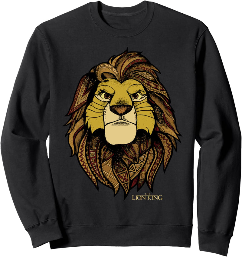 Disney The Lion King Simba Geometric Mane Portrait Sweatshirt