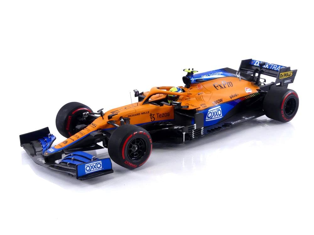 Minichamps 530213404 1:18 Mclaren F1 Team MCL35M-Lando Norris-Pole Position Russisch GP 2021 Sammel-
