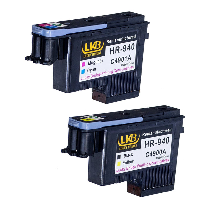 Lucky Bridge HP940 Druckkopf C4900A C4901A wiederaufbereitet, kompatibel mit HP Officejet mit Pro 80