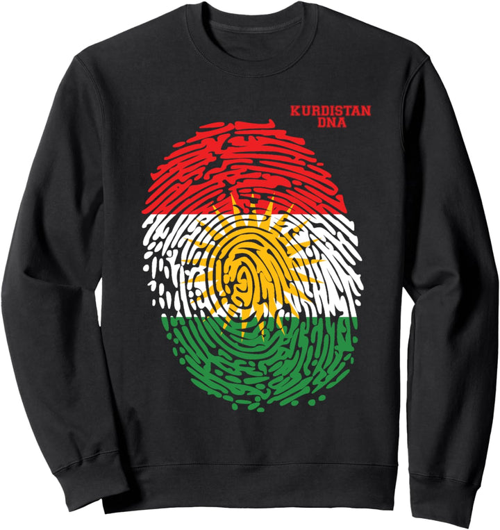 Kurdistan DNA Cool Kurdische Flagge Sweatshirt