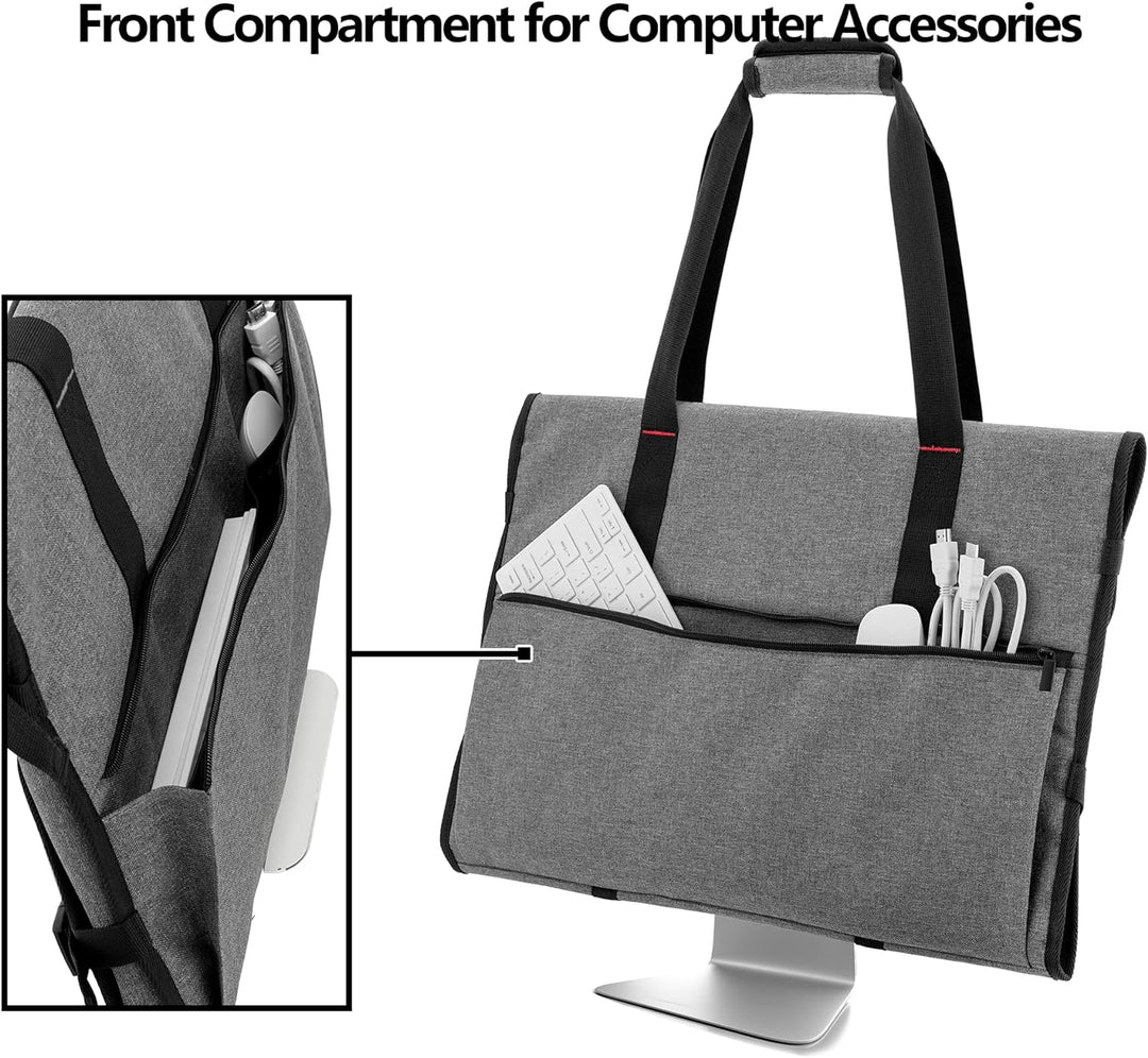 Trunab Monitortasche IMac-Transport Kompatibel mit iMac 21.5'' 24'' Monitor 24'', Abdeckung Schutz i
