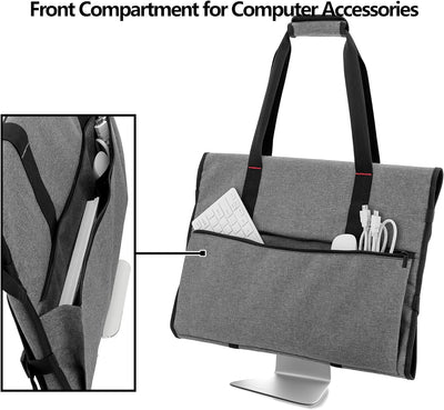 Trunab Monitortasche IMac-Transport Kompatibel mit iMac 21.5'' 24'' Monitor 24'', Abdeckung Schutz i