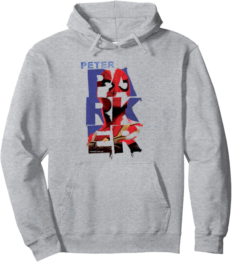 Marvel Spider-Man: No Way Home Peter Parker Letters Pullover Hoodie